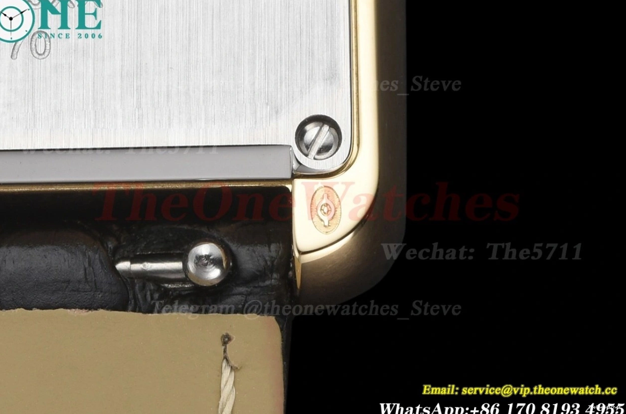 DRF Solo Dial White YG Tank Quartz 24.4mm LE 0301